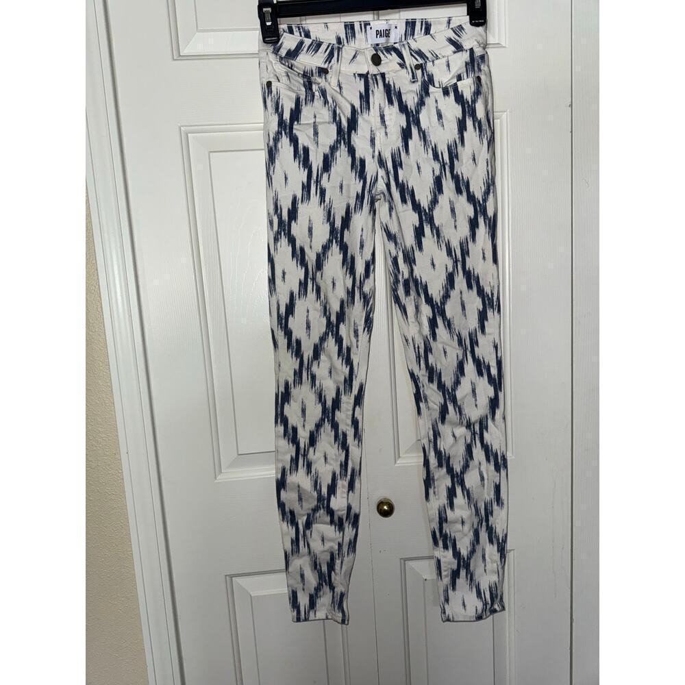 Paige Printed Skinny Jeans